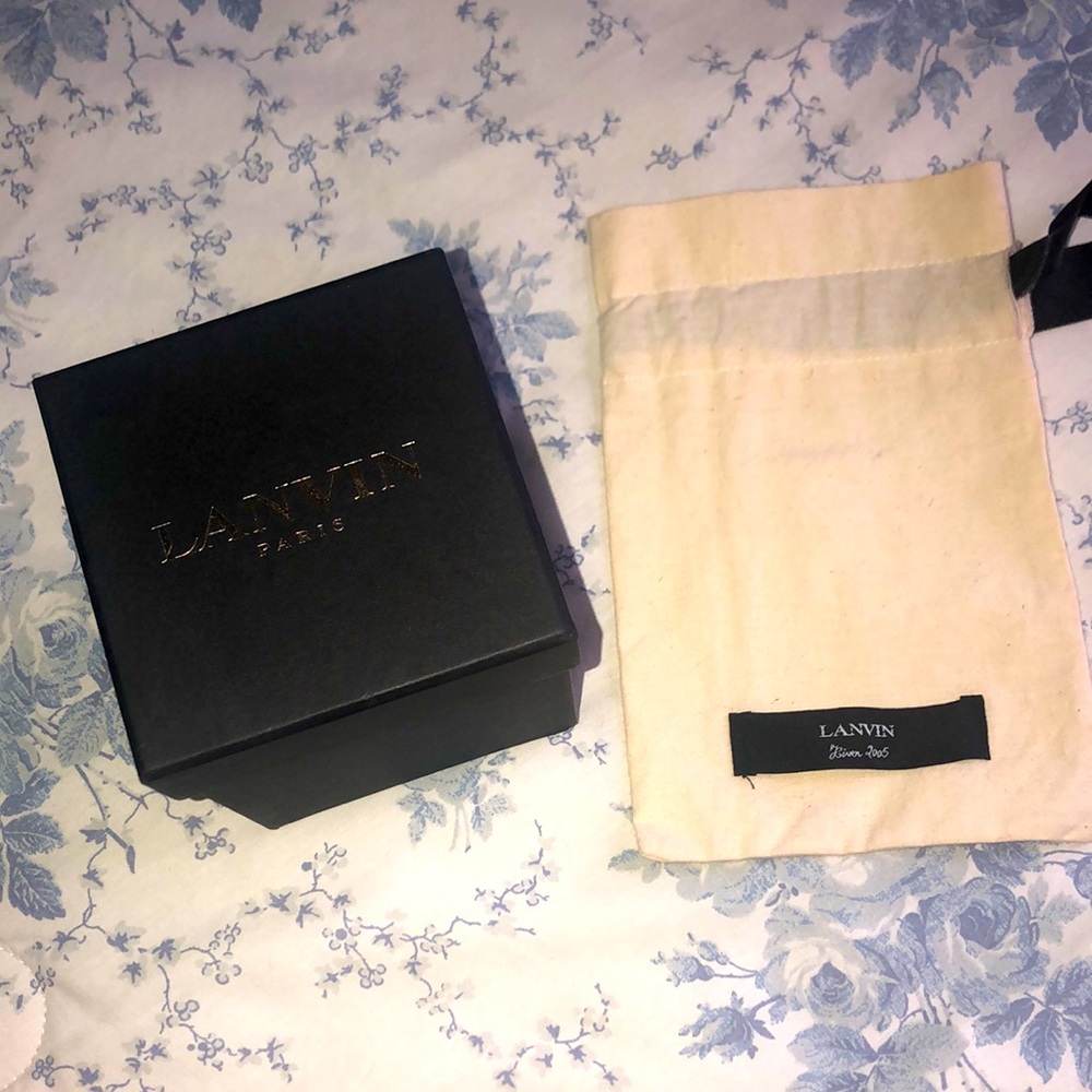 Lanvin Brooch Box and Dust Bag